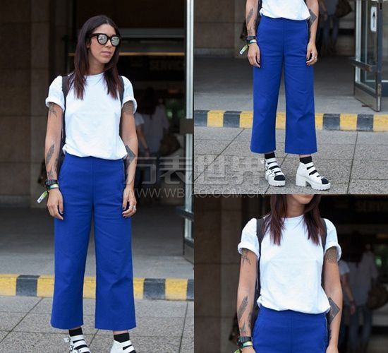 Blue Pants Outfit