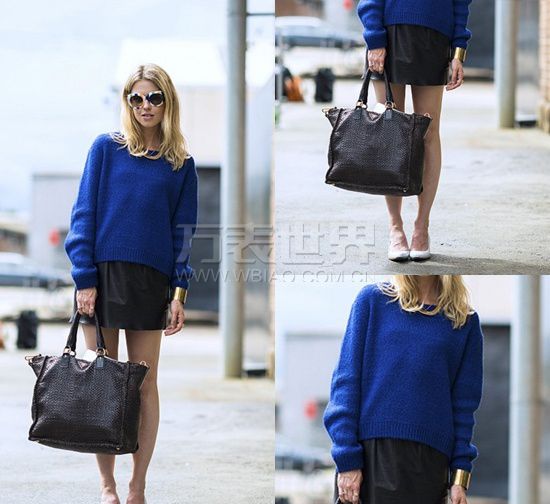 Blue Sweater Outfit