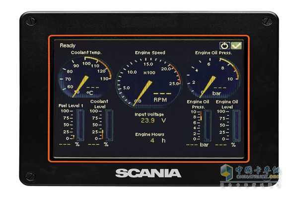 Scania dashboard