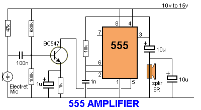 NE555 application circuit