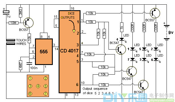 NE555 application circuit