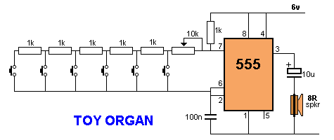 NE555 application circuit