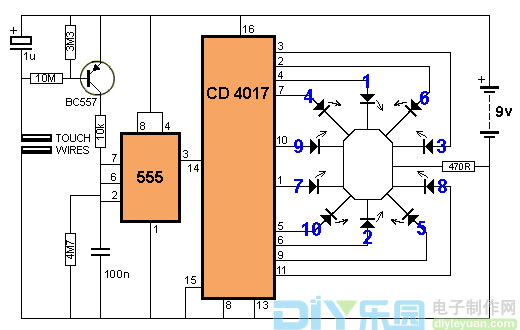 NE555 application circuit