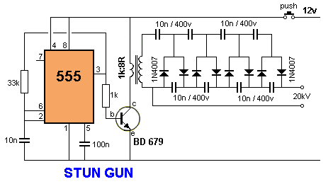 NE555 application circuit