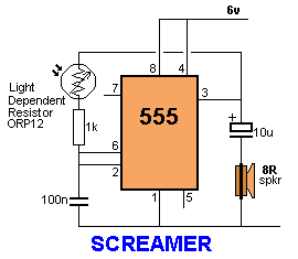 NE555 application circuit