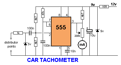 NE555 application circuit