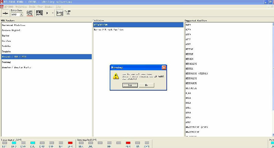 Hitachi notebook hard drive G table damaged data recovery solution