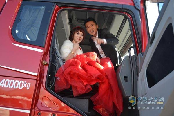 Shaanxi Automobile Cummins X3000 greets the most beautiful bride