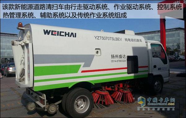 Weichai Launches First Pure Electric Road Sweeper