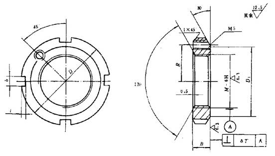 Contradiction between lock nut JB 1700.2-1991