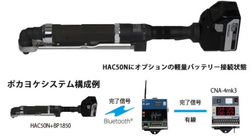 Dongri Manufacturing Co., Ltd. sells rechargeable "HAC Series" torque wrench
