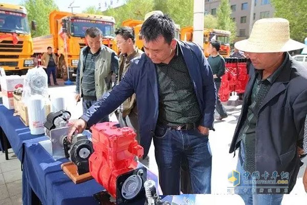 On-site users pay attention to Shaanxi Automobile Cummins X3000 accessories