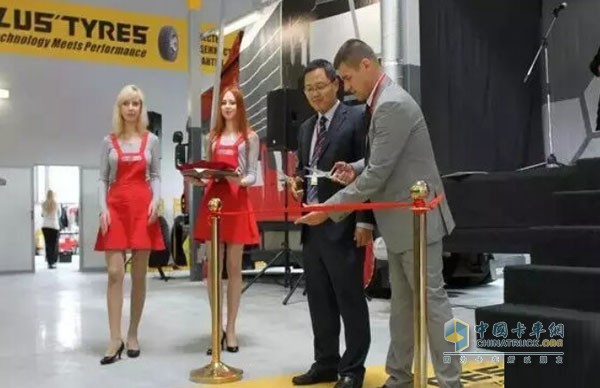 Opening of Aeolus Truck Tire Flagship Store in St. Petersburg, Russia