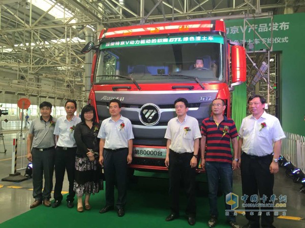Weichai Tejing V Power Fits Auman GTL Green Dump Truck