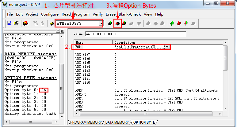 How to Implement CH3 Channel PWM Output IO Multiplexing with Option Byte