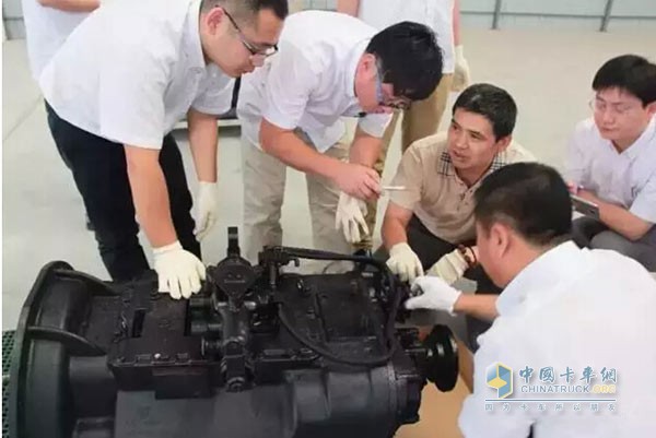 Fast transmission gearbox installation taylor eddy current retarder technology exchange and training activity site