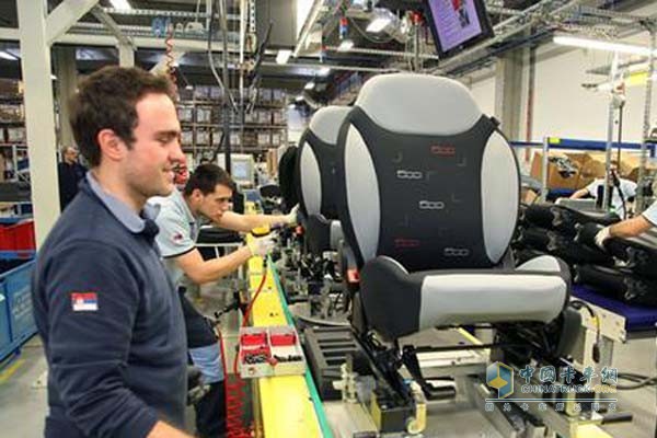 Johnson Controls production line