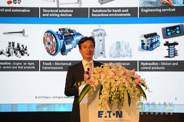 Zhou Tao, President of Eaton China, Released 2014-2015 Sustainability Report for Eaton China