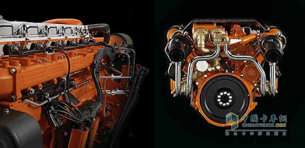 Scania 16.4 L V8 Marine Engine