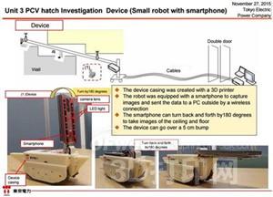 TEPCO uses 3D printing robot to detect the status quo of Fukushima nuclear power plant