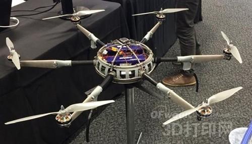 3D printing drone with fire function comes out