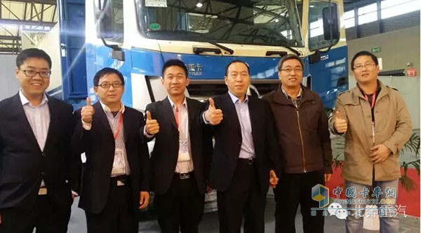 Bei Ben Heavy Trucks Participated in 2015 Shanghai International Environmental Motor Show