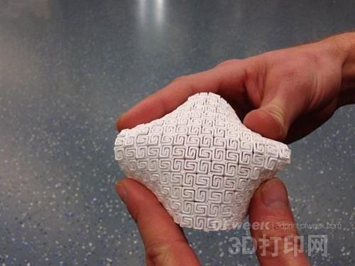 Dutch college students realize the flexible object 3D printing with hard materials