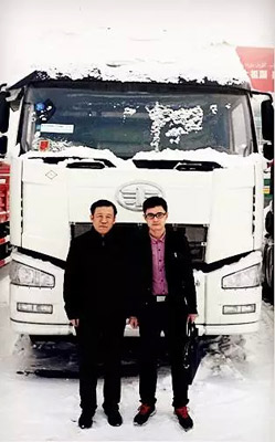 Lu Hengjie Logistics Manager and Vehicle