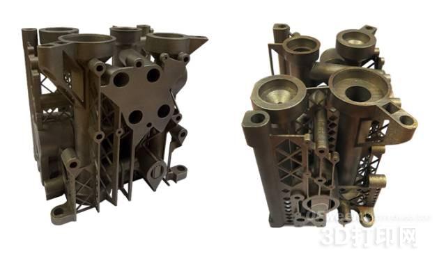 3D printing reduces hydraulic valve weight by 50%