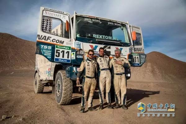Photo of Ginafo Truck with a Dongfeng Cummins ISZ13L Engine on the Dakar Rally