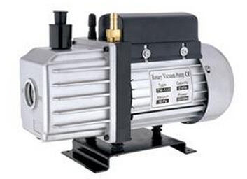 Single stage rotary vane pump