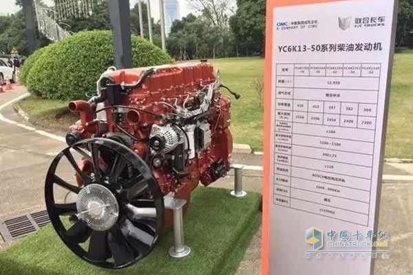 China's current maximum horsepower heavy truck engine exposure