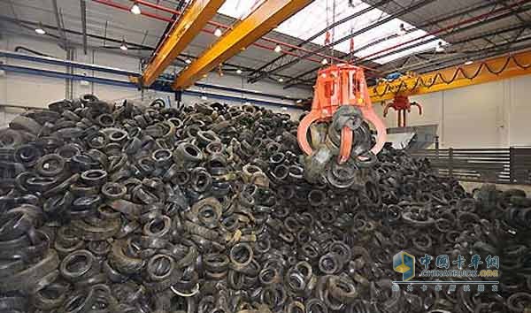 Waste tire recycling has always been a big problem