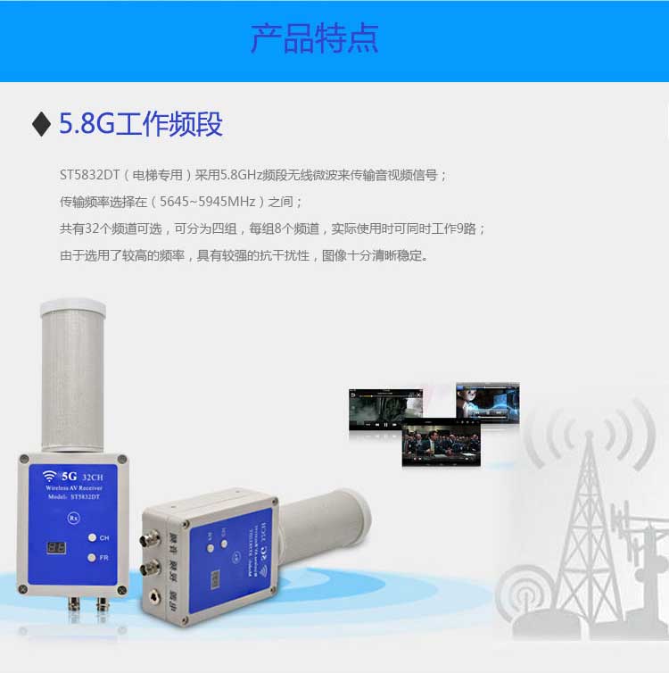 Analog wireless video transmission equipment