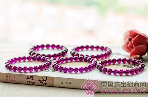ç²¾å“ç´«ç‰™ä¹ŒçŸ³æ¦´çŸ³æ‰‹é“¾