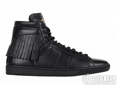 Saint Laurent Fringed High-Top Sneakers ($795)