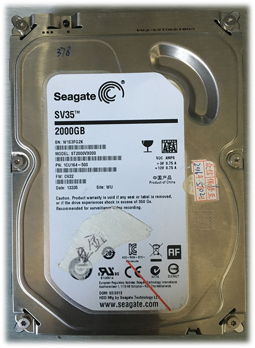 Seagate 2TB monitoring dedicated hard drive firmware corruption data recovery 希æ·2TB监控专用硬盘固件æŸåæ•°æ®æ¢å¤