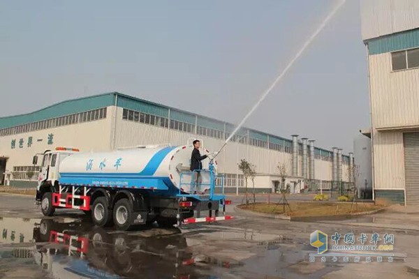 Heavy truck Jinan version sprinkler high pressure water gun schematic
