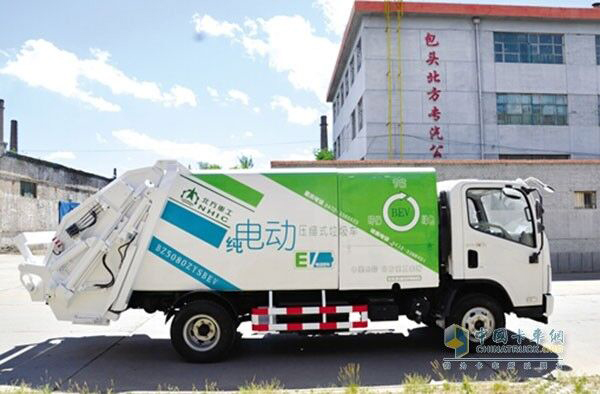 Pure electric sanitation car