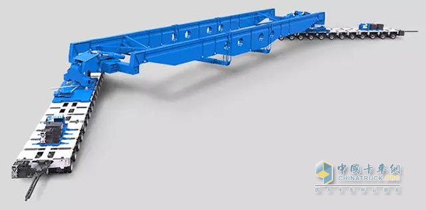 Goldhofer FAKTOR 5 bridge beam structure