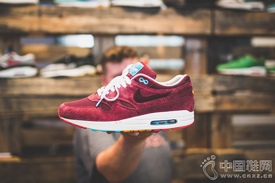 Patta x Parra x Nike Air Max 1 â€œBurgundyâ€ 