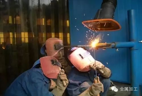 Welding rod arc welding