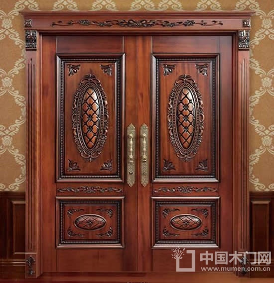 Original wooden door