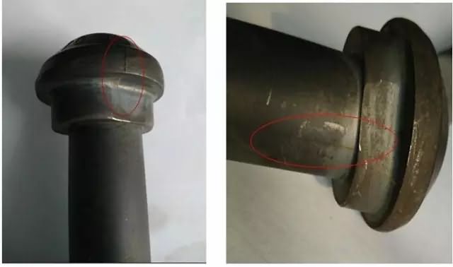 Status of production of fishtail bolts