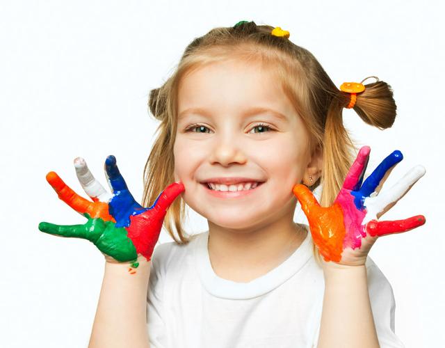 Children's room wall, those colorful and beautiful times!