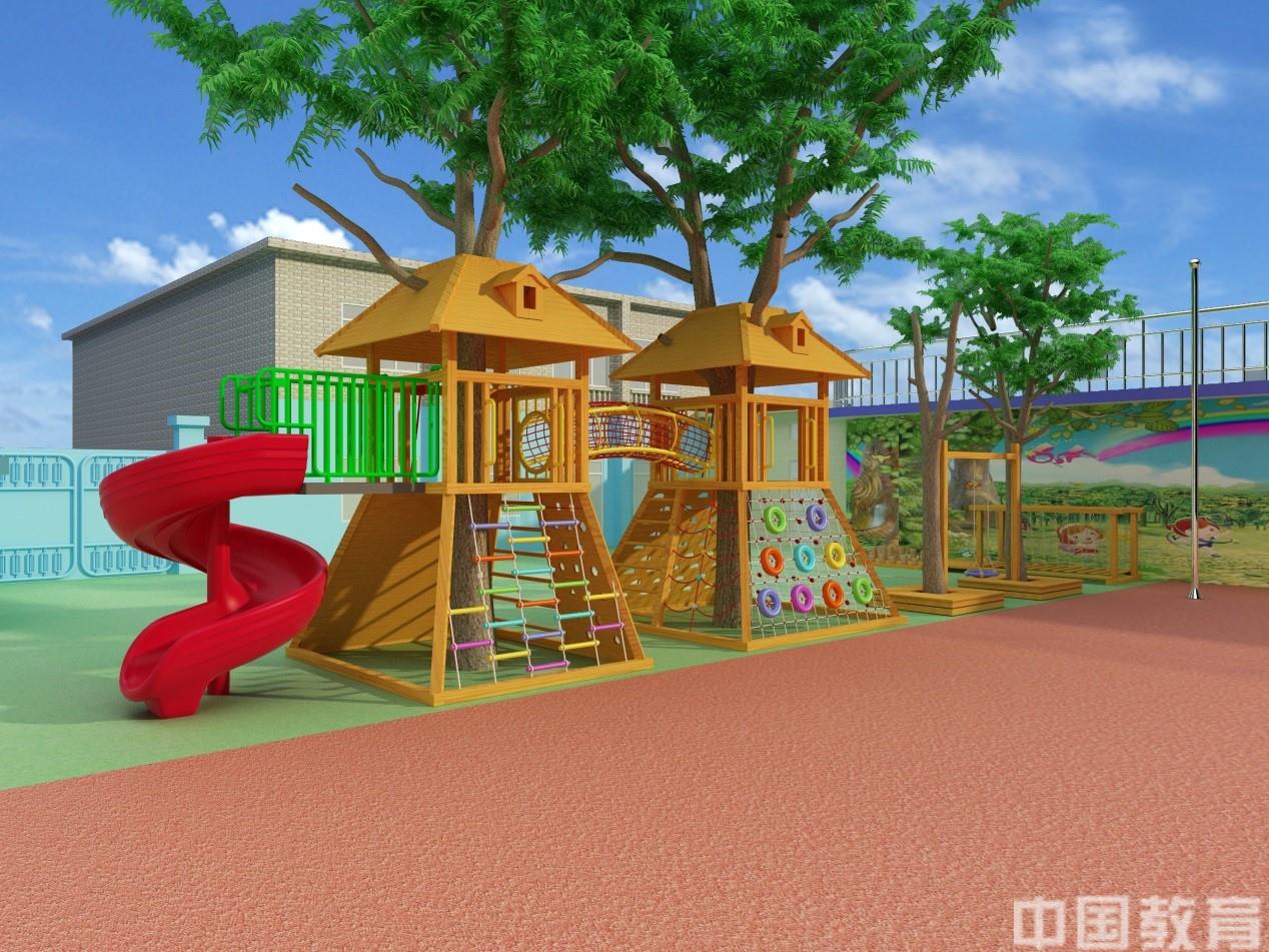 Tianjin Public Security Bureau Kindergarten----Tree House Design Changes Traditional Gameplay