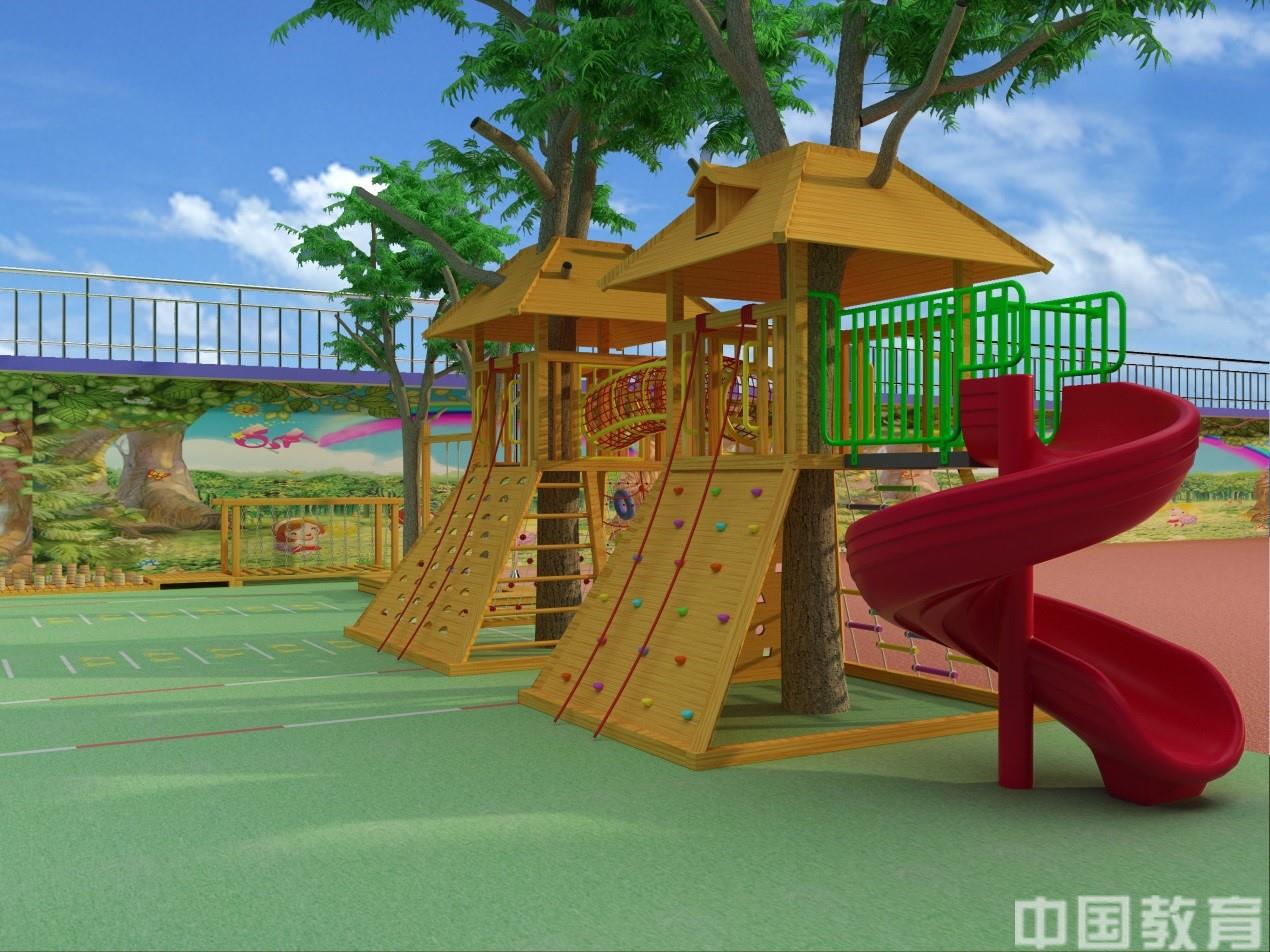 Tianjin Public Security Bureau Kindergarten----Tree House Design Changes Traditional Gameplay