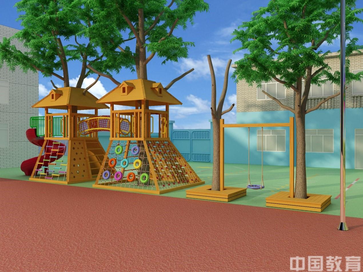 Tianjin Public Security Bureau Kindergarten----Tree House Design Changes Traditional Gameplay