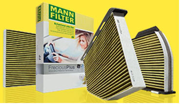 Self-cleaning core FreciousPlus multi-function air conditioner filter from MANN Filters