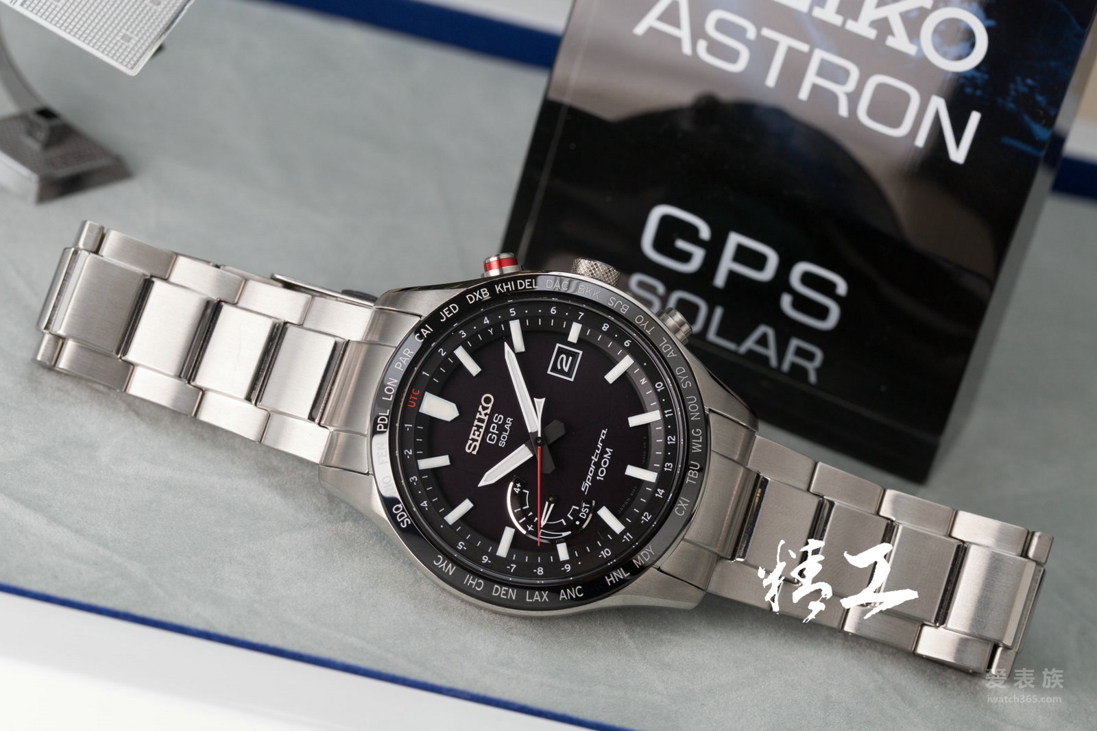 Seiko Astron GPS satellite positioning solar energy